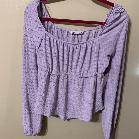NWT Light Purple long sleeves top - Picture 3 of 5